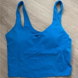 Lululemon Define Tank Blue Women's Sports Bra